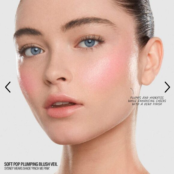 MAKEUP BY MARIO Soft Pop Plumping Cream Blush Veil in Pinch Me Pink-gently used - Picture 8 of 10